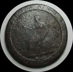 Old British Cartwheel Penny