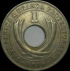 1916 East Africa and Uganda 1 Cent