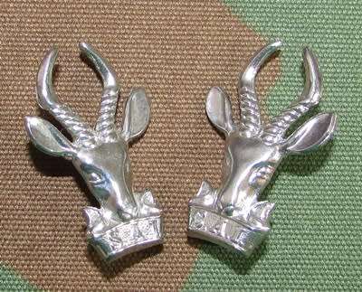 SADF - Infantry Collar Badge Pair