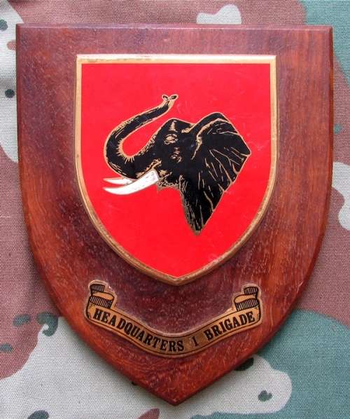 Rhodesia Army 1 Brigade Plaque