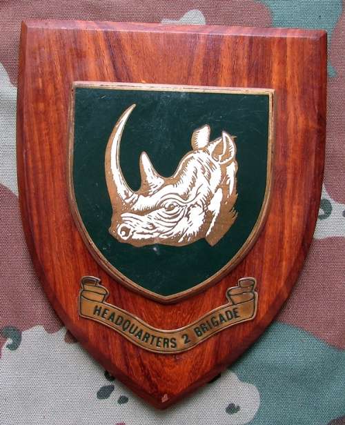 Rhodesia Army 2 Brigade Plaque