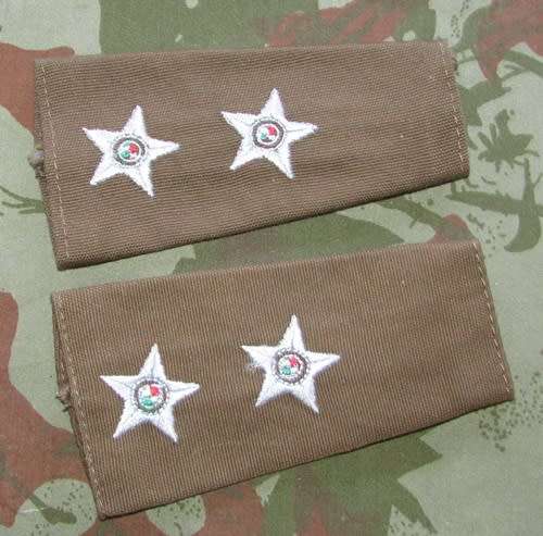 SANDF - Slip on Rank Pair
