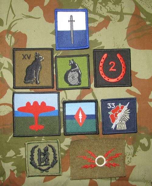 International Signal Related Cloth Patches