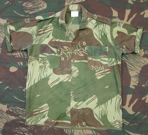 Rhodesia Camo Combat Short Sleeve Shirt ( Excellent Condition )