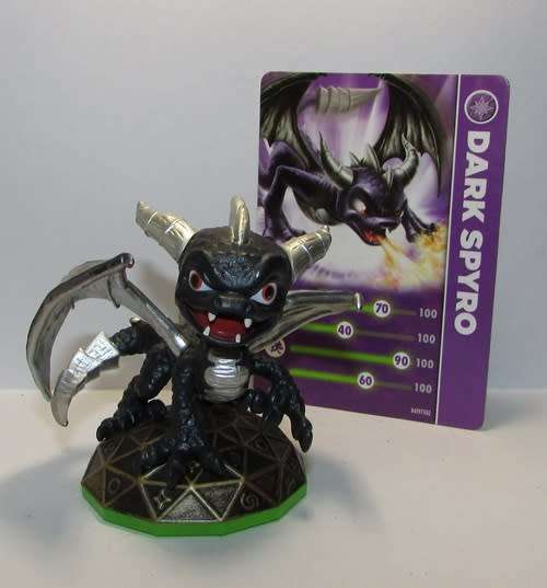 Skylanders Spyros Adventure - Dark Spyro Figurine with Card