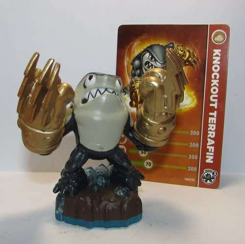 Skylanders Swop Force - Knockout Terrafin Figurine with Card