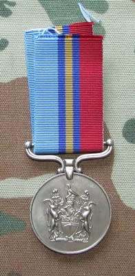 Full Size Rhodesian General Service Medal to : 11198 V.D.T BR Frost