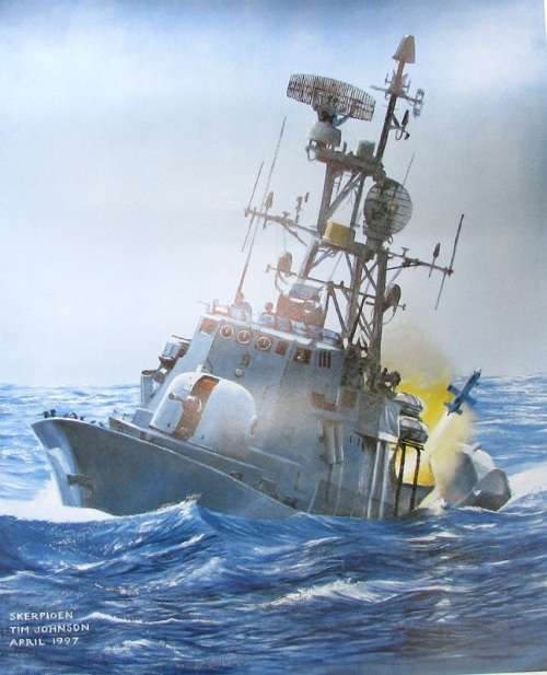 Skerpioen " Tim Johnson " 1997 - Poster - Measures 450MM by 350MM