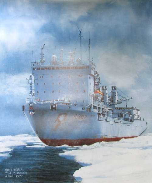 Outeniqua " Tim Johnson " 1997 - Poster - Measures 450MM by 350MM