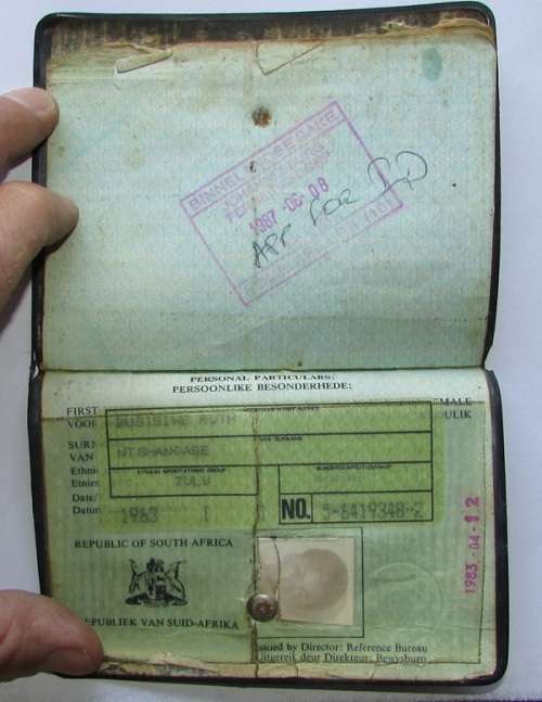 Apartheid Era - Dompas