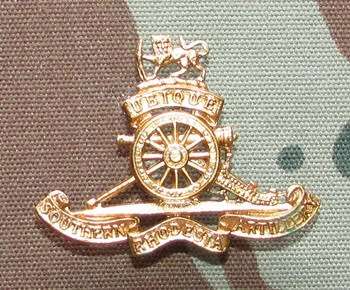 Rhodesia - Artillery Cap Badge