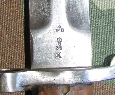 Sanderson Sheffield Bayonet with No Scabbard