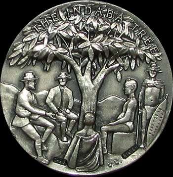 Rhodesia - A History of Rhodesia Silver Medal ( 29,30 Grams )