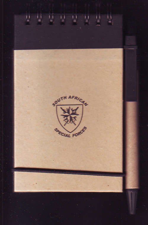 SANDF - Special Forces ( Recce ) Note Pad and Pen