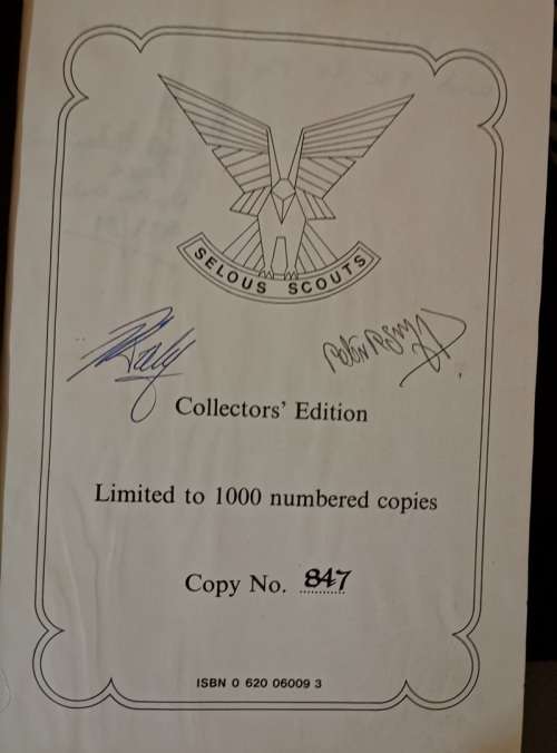 Selous Scouts Top Secret War Book Signed by Chris Schulenburg