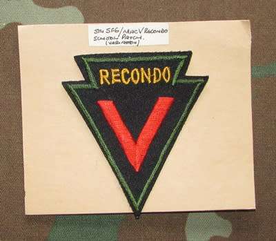United States Recondo Patch Badge