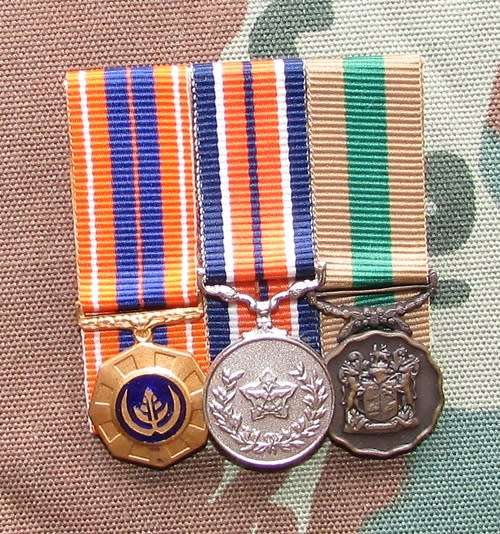 SADF - Court Mounted Miniature Trio