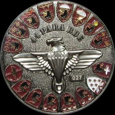 SADF - 44 Parachute Challange Coin - Numbered 027