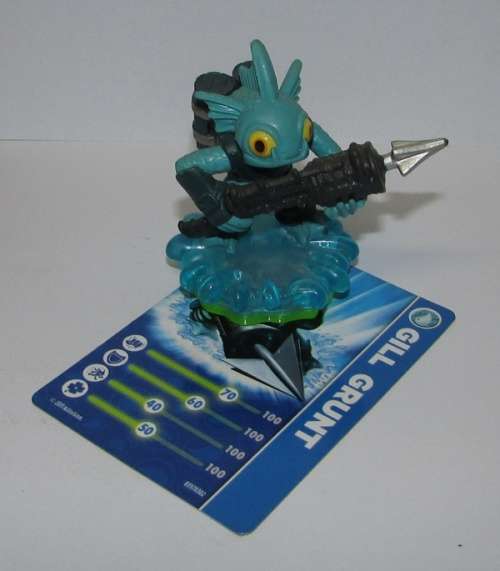 Skylanders Spyros Adventure - Gill Grunt with Card