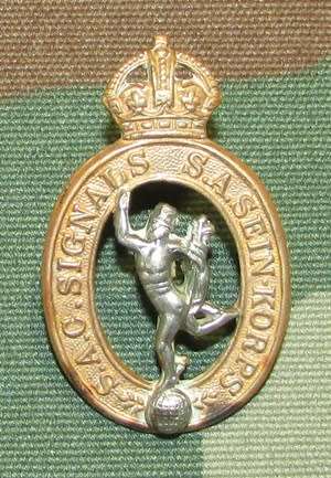 SADF - Corps of Signals Cap Badge
