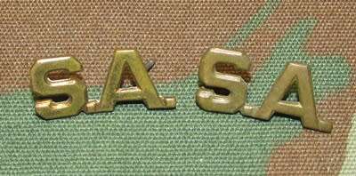 SADF - SA Collar Badge Pair