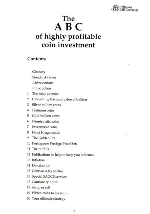 Then A B C of Highly Profitable Coin Investment - Eli Levine