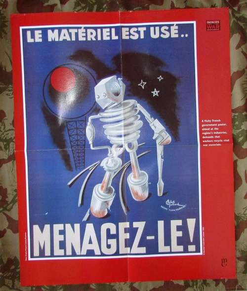 Images of War " Re-Production " World War Two Era Poster ( 550MM by 450MM )