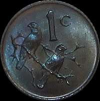 1966 Republic of South Africa 1 Cent Coin