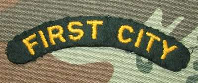 SADF - First City Regiment Shoulder Title
