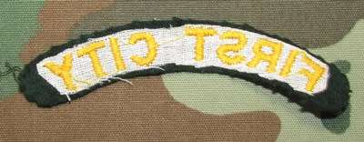 SADF - First City Regiment Shoulder Title