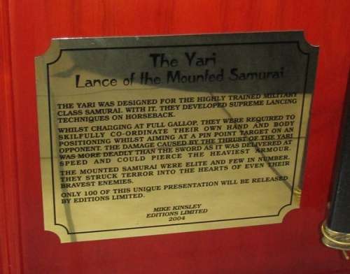 2004 Mike Kinsley - Limited Edition of 100 Tha Yari Collectors Pieces
