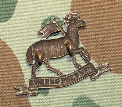 UK - 2nd Volunteer Battalion Queens West Surray regiment Cap Badge