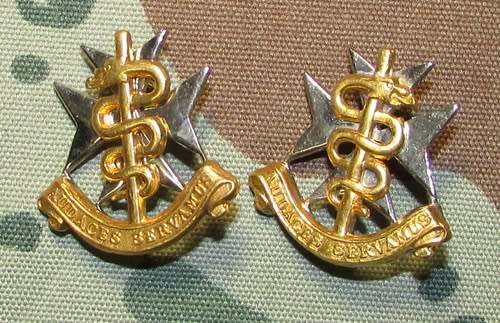 SADF - Medical Corps Collar Badge Pair