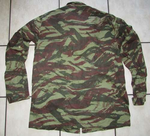 SADF - Special Forces ( Recce ) Issue Copy Camo French Lizzard HBT Smock ( Big Medium )