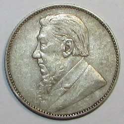 1897 ZAR Silver Shilling