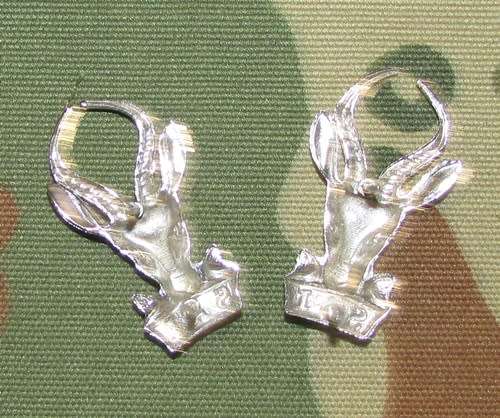 SADF - Infantry Collar Badge Pair