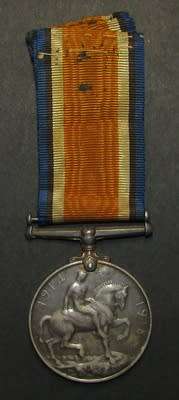 Full Size World War 1 War Medal ( Silver ) : A/Cpl D.Stewart S.A.S.C