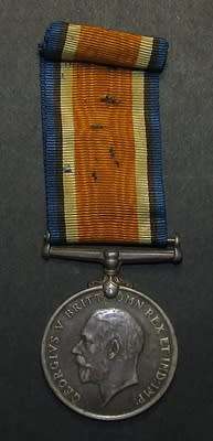 Full Size World War 1 War Medal ( Silver ) : A/Cpl D.Stewart S.A.S.C