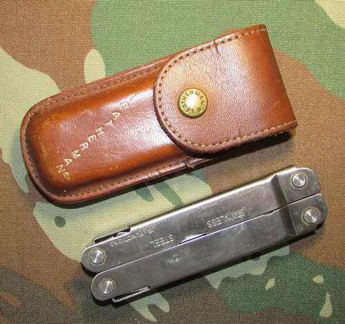 Stainless Multi Tool with Leatherman Pouch