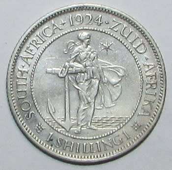 1924 Union of South Africe Shilling