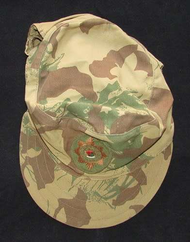 SA Camo Flap Cap with Badge ( Excellent Condition )