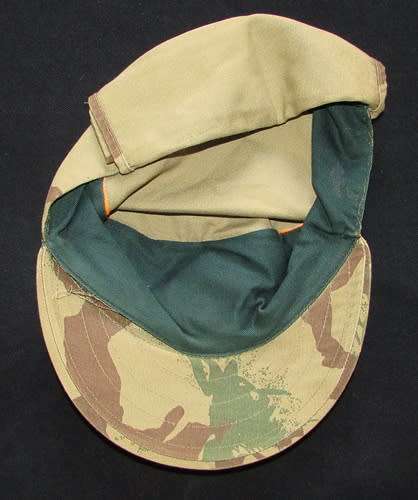 SA Camo Flap Cap with Badge ( Excellent Condition )