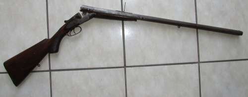 Deactivated London Field Double Barrel Shotgun ( 12g plus 16g Combination ) with Certificate