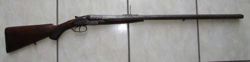 Deactivated London Field Double Barrel Shotgun ( 12g plus 16g Combination ) with Certificate