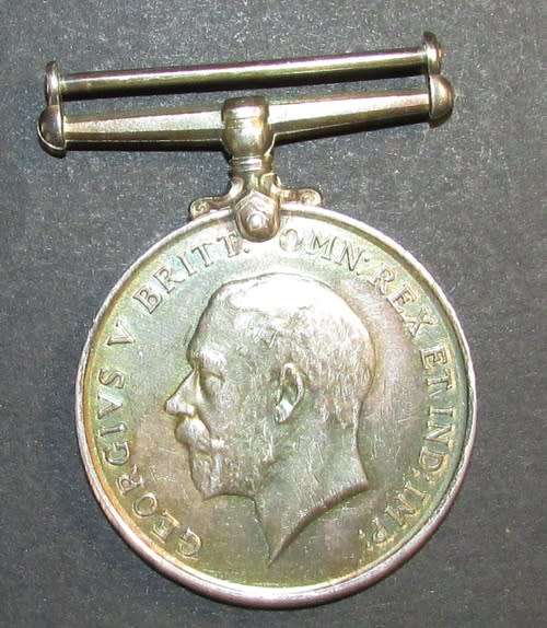 Full Size World War One Service Medal to:PTE H.J Oldfield 2ND S.A.I