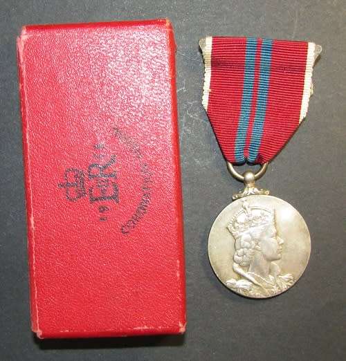 1953 Silver Coronation Medal - Boxed