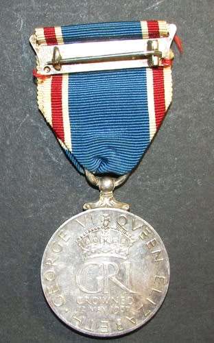 1937 Silver Coronation Medal