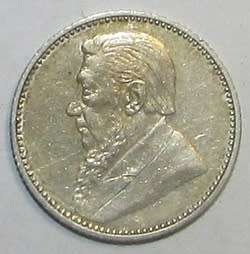 1897 ZAR Silver Sixpence