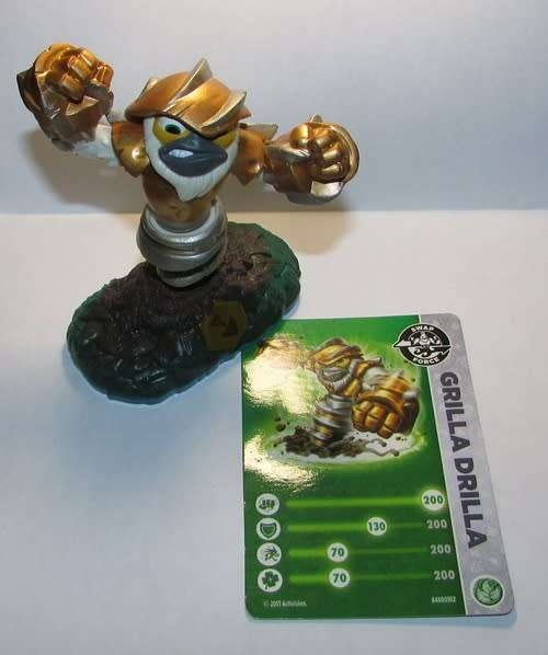 Skylanders Figurine - Swap Force ( Grilla Drilla )