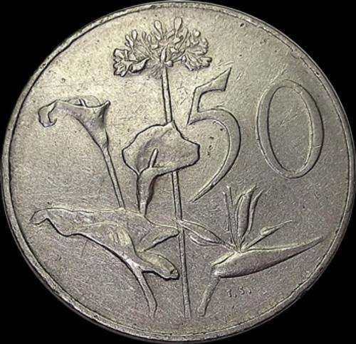 1968 RSA 50c Piece - Circulated